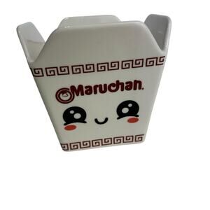 Maruchan Ramen Ceramic Takeout Box Bowl Mad Engine Novelty Kitsch
